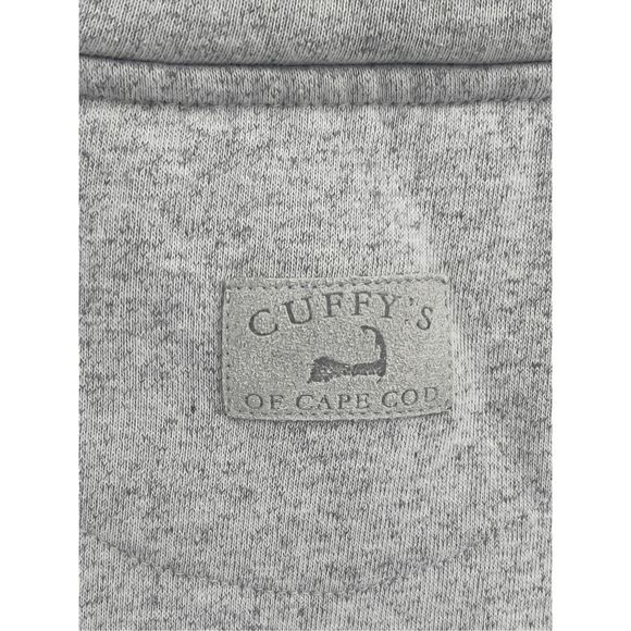 Cuffys Sweatshirt Cape Cod Women’s Small Full Zip Gray Plaid Collar - Picture 5 of 13